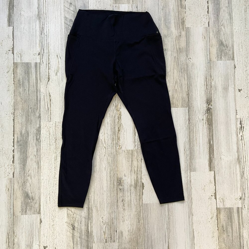 Spyder Women's Size Medium Black Workout Leggings Compression Pants Stretch